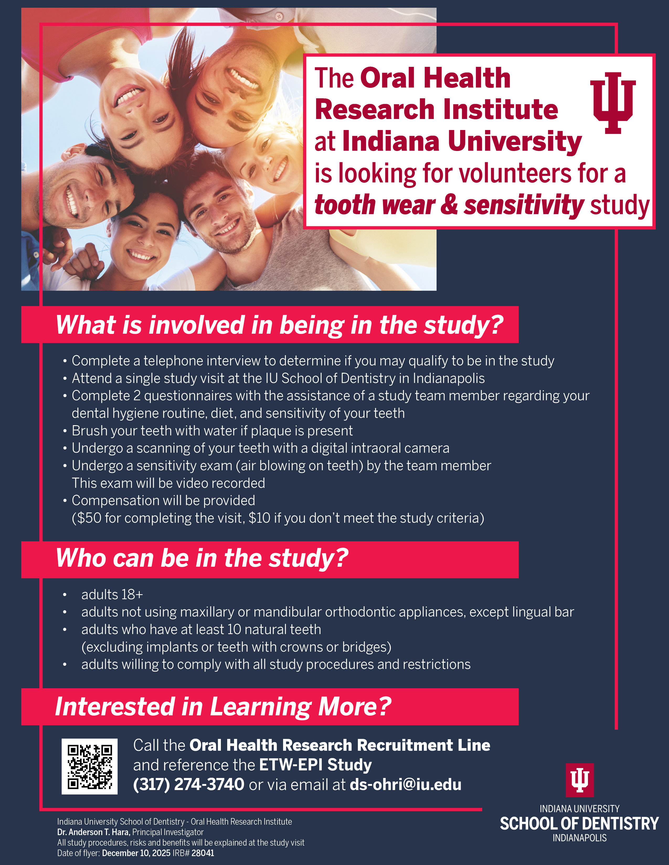 Erosive Tooth Wear flyer